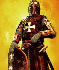 Knights Templar Portrait Paint By Numbers