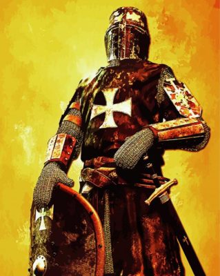 Knights Templar Portrait Paint By Numbers