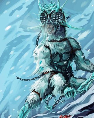 Mythical Yeti Paint By Numbers