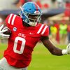 Ole Miss American Football Player Paint By Numbers