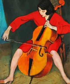 Cello Woman Paint By Numbers