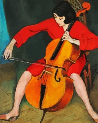 Cello Woman Paint By Numbers