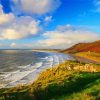 Rhossili Bay Paint By Numbers