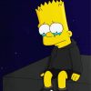 Sad Bart Cartoon Paint By Numbers