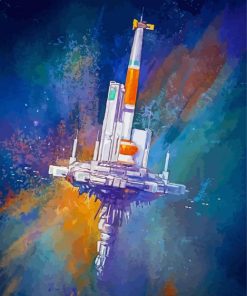 Star Wars Ship Art Paint By Numbers