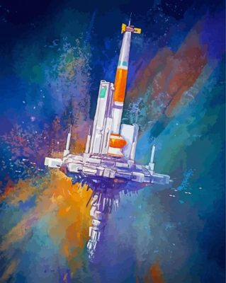 Star Wars Ship Art Paint By Numbers