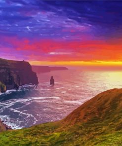 Sunset Irish Scenery Paint By Numbers