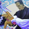 The Bride Of Frankenstein Wedding Paint By Numbers