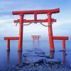 The Floating Torii Gate Paint By Numbers