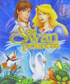 The Swan Princess Poster Paint By Numbers