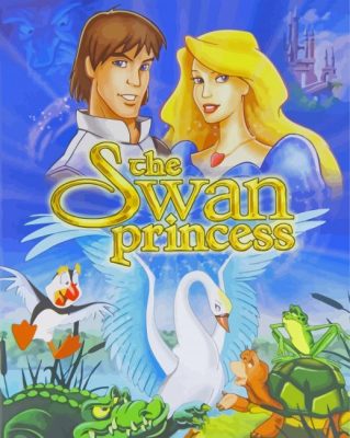 The Swan Princess Poster Paint By Numbers