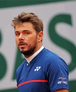 The Tennis Player Stan Wawrinka Sport Paint By Numbers
