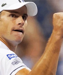 The Tennis Player Andy Roddick Paint By Numbers