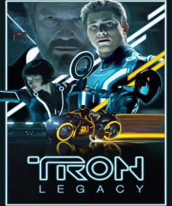 Tron Legacy Film Paint By Numbers