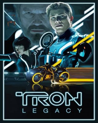 Tron Legacy Film Paint By Numbers