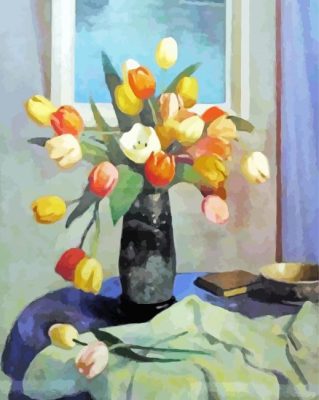 Tulips By George Telfer Bear Paint By Numbers