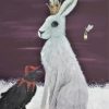White Winter Hare Animal Paint By Numbers