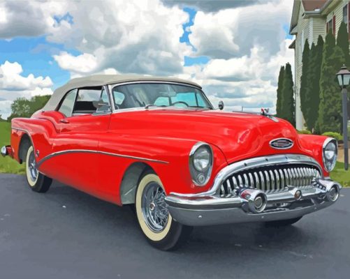 1953 Buick Skylark Classic Car Paint By Numbers