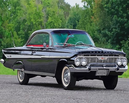 1961 Chevrolet Impala Paint By Numbers