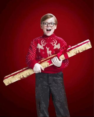 A Christmas Story Ralphie Paint By Numbers