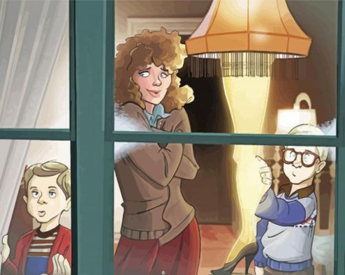 A Christmas Story Art Paint By Numbers