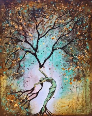 Abstract Woman Tree Paint By Numbers