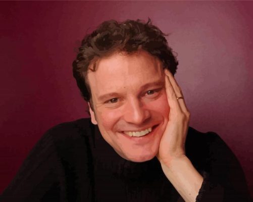 Actor Colin Firth Paint By Numbers