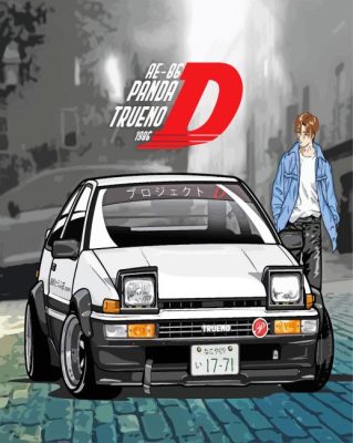 Ae86 Panda Trueno Paint By Numbers