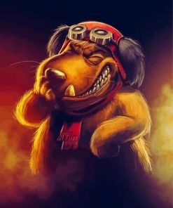 Aesthetic Muttley Paint By Numbers