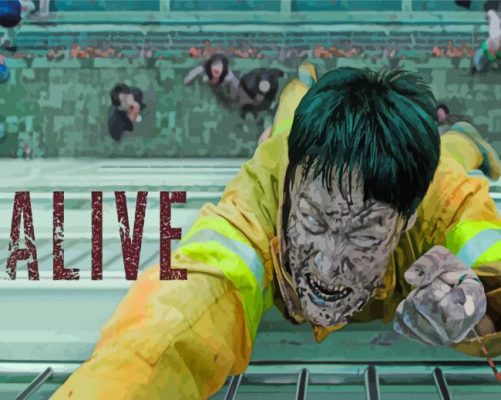 Alive Movie Poster Paint By Numbers