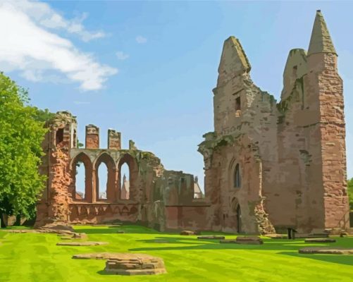 Arbroath Abbey In Scotland Paint By Numbers