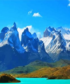 Argentina Andes Mountains Paint By Numbers