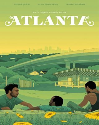 Atlanta Poster Paint By Numbers