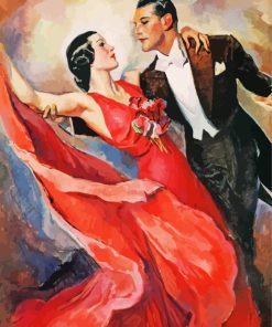 Ballroom Dance Art Paint By Numbers