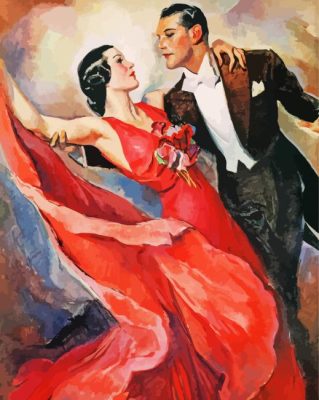 Ballroom Dance Art Paint By Numbers