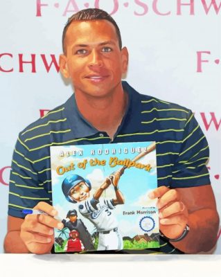 Baseballer Alex Rodriguez Paint By Numbers