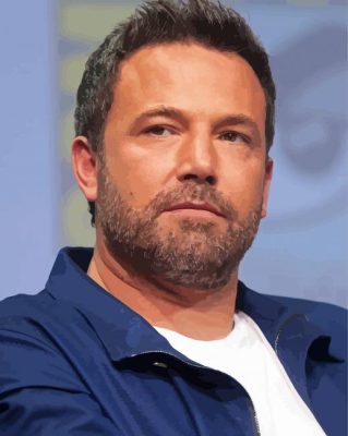 Ben Affleck Paint By Numbers