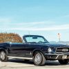 Black 1967 Mustang Convertible Paint By Numbers