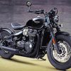 Black Triumph Bonneville Paint By Numbers