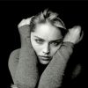 Black And White Sharon Stone Paint By Numbers