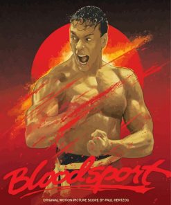 Bloodsport Illustration Paint By Numbers