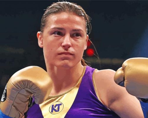 Boxer Katie Taylor Paint By Numbers