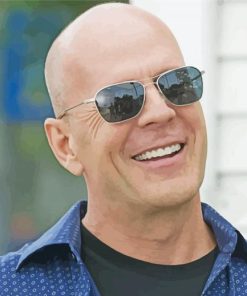Bruce Willis Actor Paint By Numbers