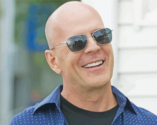 Bruce Willis Actor Paint By Numbers