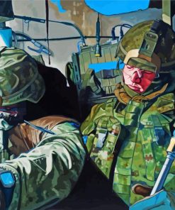 Canadian Military Paint By Numbers
