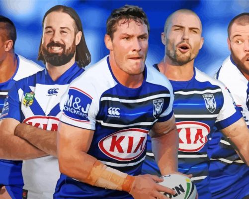 Canterbury Bulldogs Players Paint By Numbers