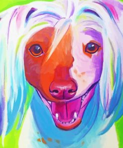 Chinese Crested Dog Art Paint By Numbers