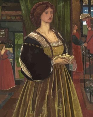 Clara Von Bork Burne Jones Paint By Numbers