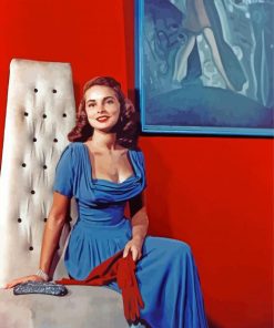 Classy Janet Leigh Paint By Numbers