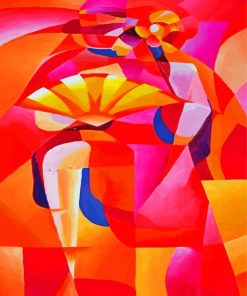 Colorful Cubism Dancers Paint By Numbers